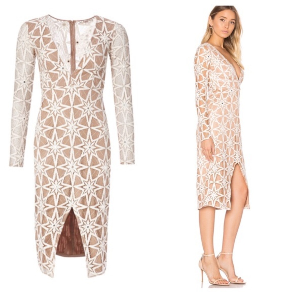For Love and Lemons Metz Midi Dress